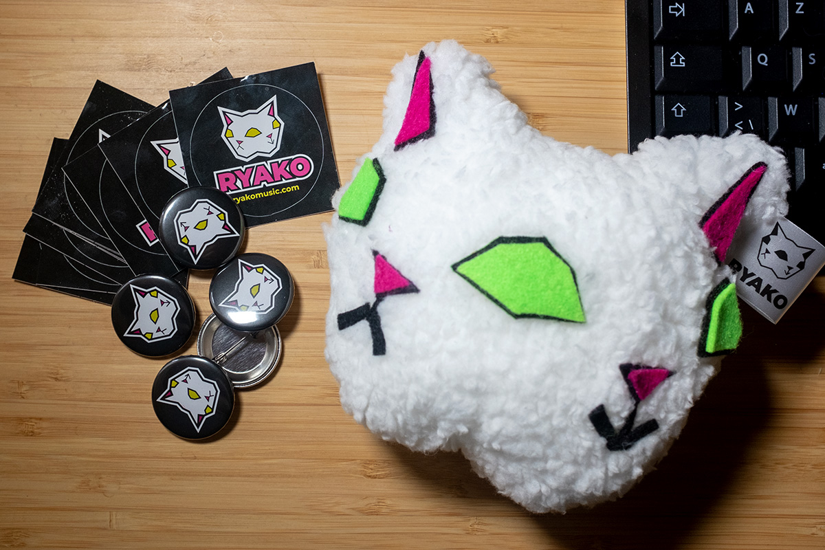 Mr. Bootsock is a handsome devil. Buttons, stickers, and a plushie! Oh my!